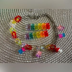 Gummy Bear Necklace/Hair Clips